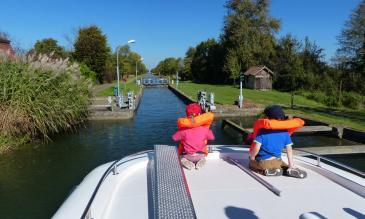 Schleuse in Boofzheim Elsass